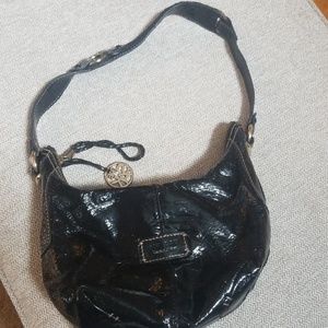 Black Patent Leather The SAK purse